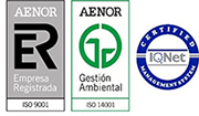 Logos acreditaciones AENOR